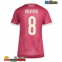Camisa de Futebol Real Madrid Federico Valverde #8 Equipamento Alternativo Mulheres 2026-27 Manga Curta